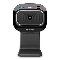 Cámara web Microsoft Lifecam HD-3000 HD 720p, conexión USB, micrófono integrado, negro (reempacado)