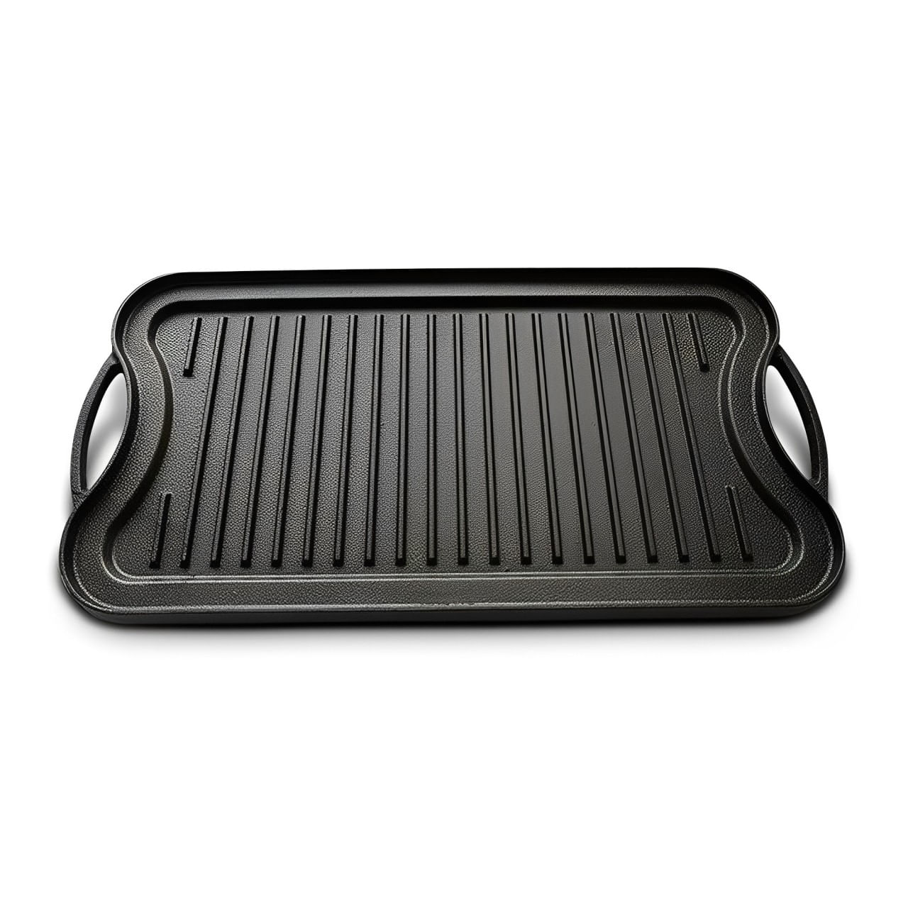 Plancha grill Record hierro fundido, 51x25cm, asas con diseño ergonómico, negro