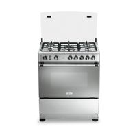 Cocina de pie Sole Classic Dubai Glp/Gn 3.7kw, 76cm, acero inoxidable, plateado