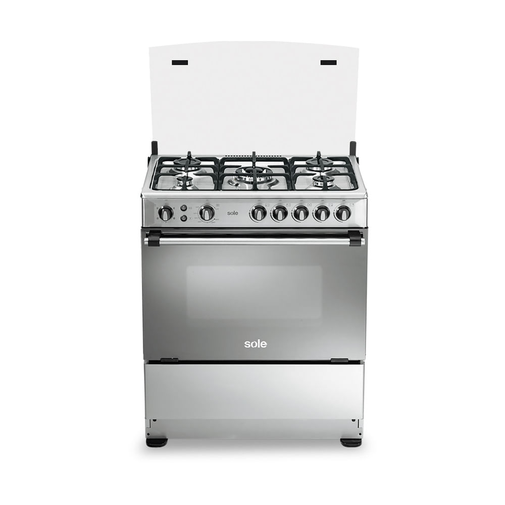 Imagen 1 del producto Cocina de pie Sole Classic Dubai Glp/Gn 3.7kw, 76cm, acero inoxidable, plateado