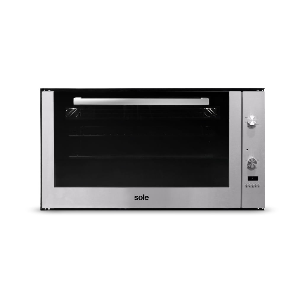 Horno empotrable Sole Full Touch 110 litros, 7 funciones, GLP, plateado
