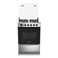 Cocina de pie Sole Varadero Glp/Gn 60cm, capacidad de horno 69 litros, gris