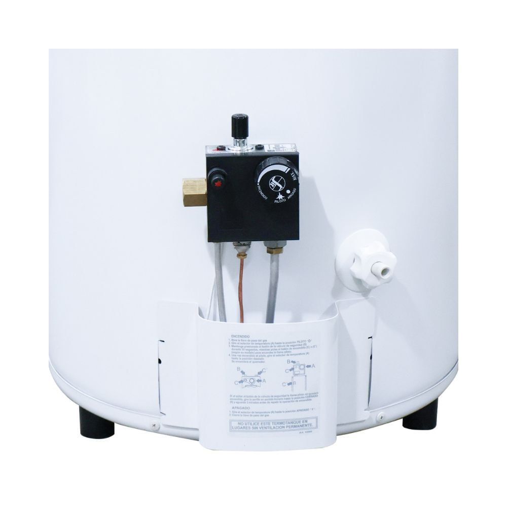 Imagen 2 del producto Termotanque Sole 3121TSA150BC 150 litros c/acc, GLP, tipo B, blanco