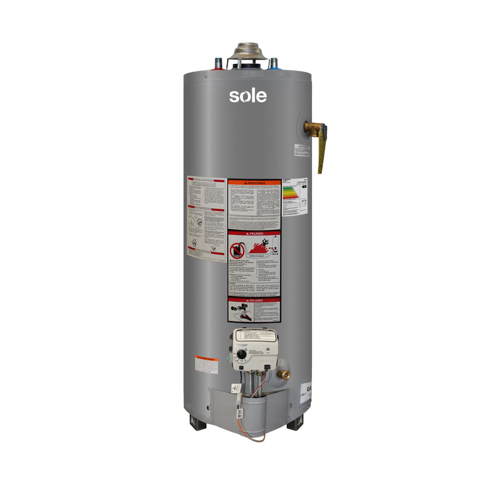 Imagen 1 del producto Termotanque Sole 3121TSAN180C 180 litros c/acc, GN, tipo B, gris