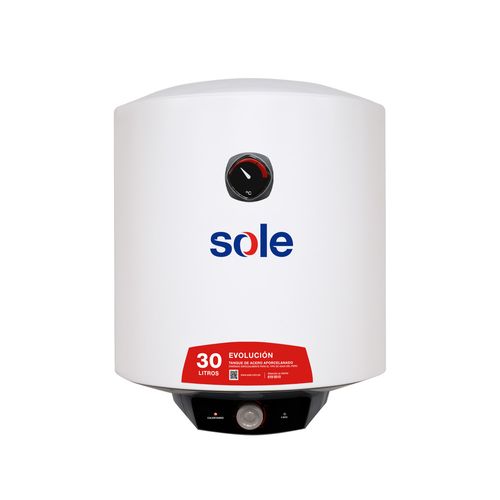 Terma eléctrica Sole Evolución 30 litros, 1500W, para pared, blanco