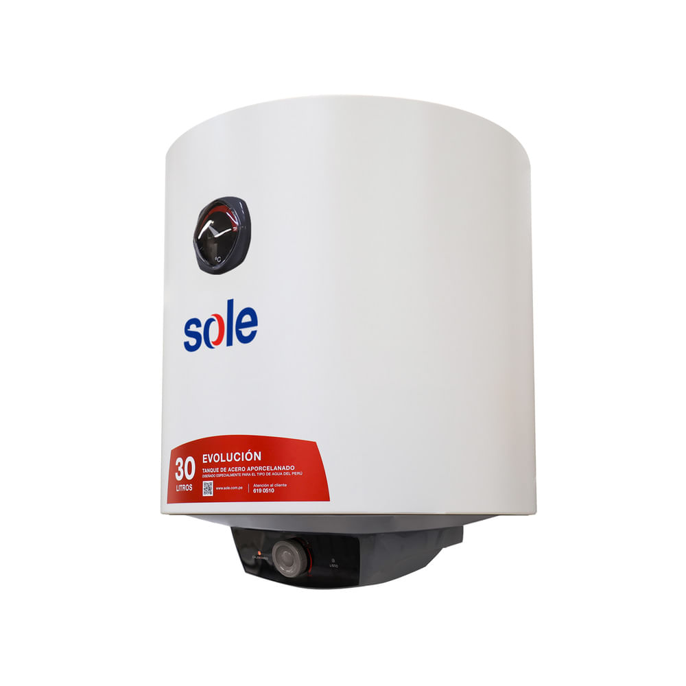 Imagen 2 del producto Terma eléctrica Sole Evolución 30 litros, 1500W, para pared, blanco