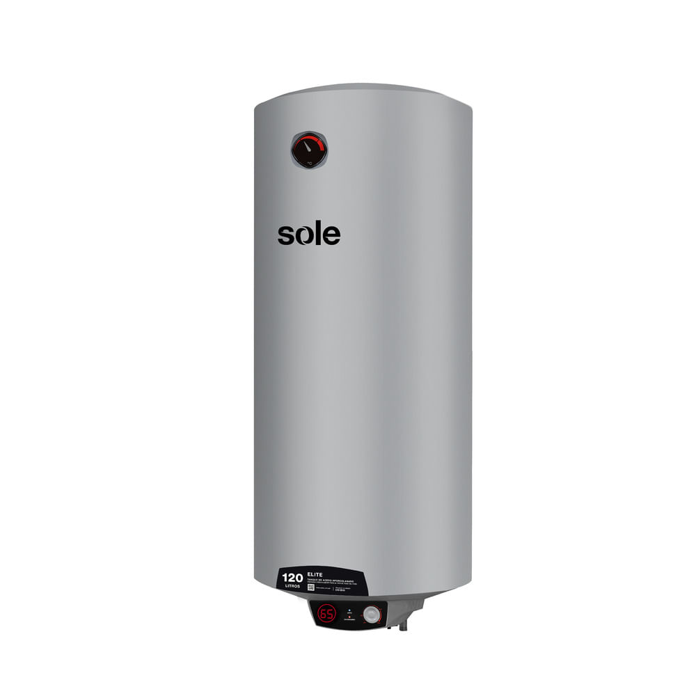 Imagen 2 del producto Terma eléctrica Sole Elite 2000W, 120 litros, para pared, gris