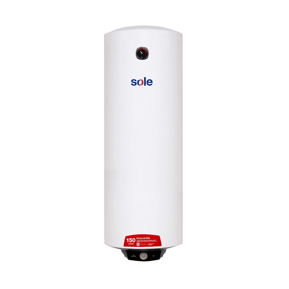 Terma eléctrica Sole Evolución 150 litros, 2000W, para pared, blanco