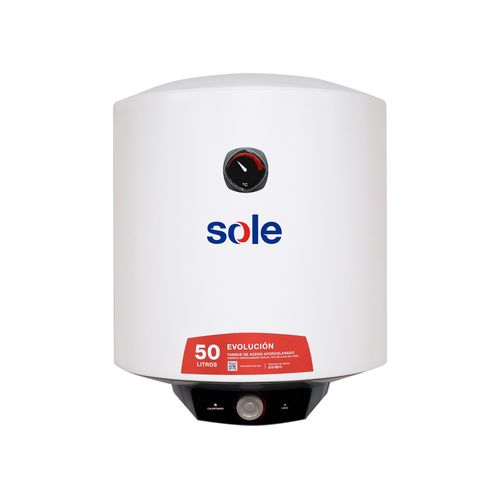 Terma eléctrica Sole evolución 1500W, 50 litros, para pared, blanco