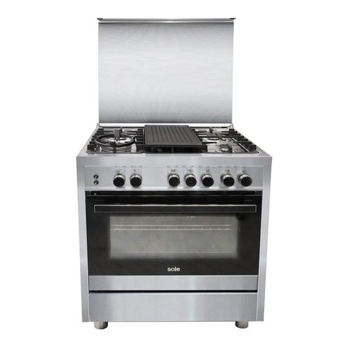 Cocina de pie Sole Bali Glp 76cm, 4kw, Plateado