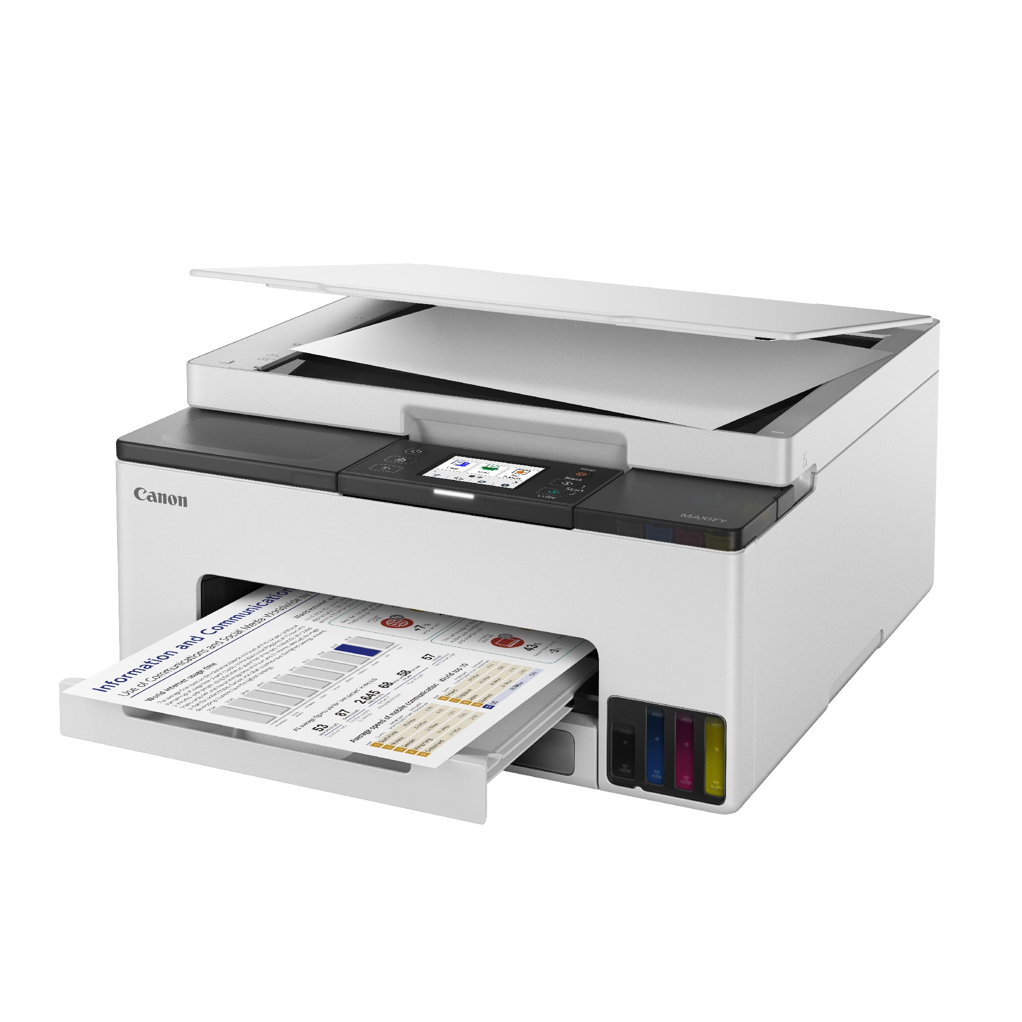 Imagen 2 del producto Impresora multifuncional Canon Maxify GX1010 Wi-fi, inalámbrica, inyección de tinta, con tanques recargables