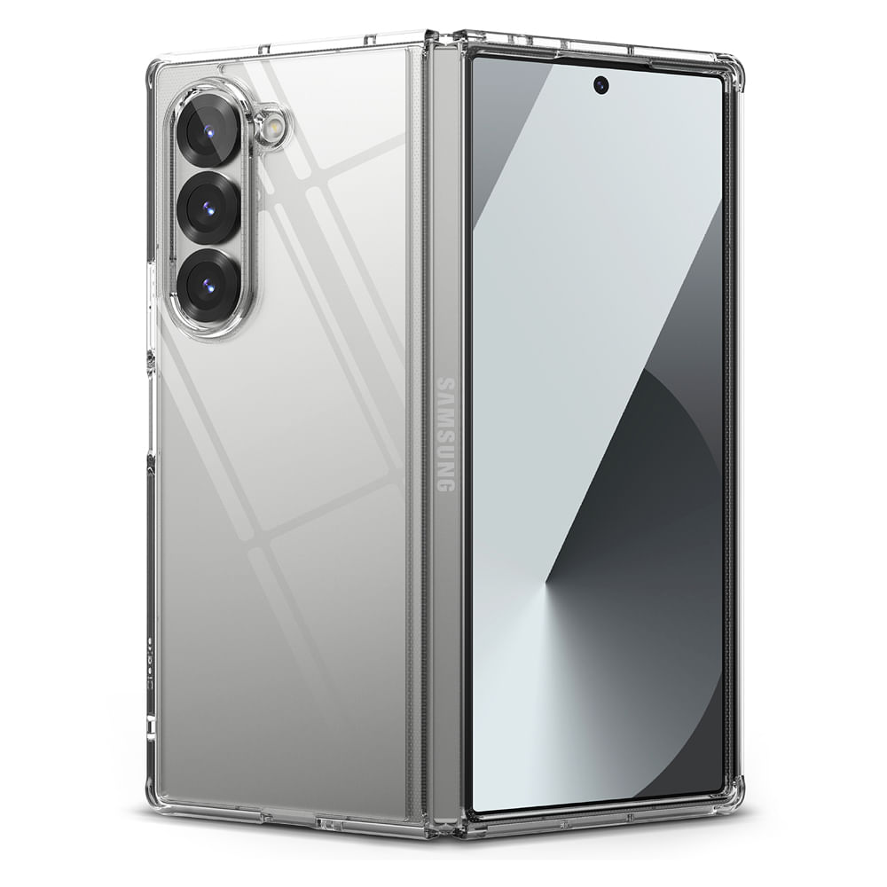 Case para Samsung Galaxy Z Fold 6 anti golpes, flexible, trasparente