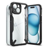 Case para iPhone 15 fusion X, anti golpes, rígido, negro
