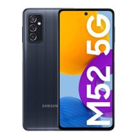 Reacondicionado: Celular Samsung Galaxy M52 5G, 128GB, 6GB RAM, cámara trasera 64MP y frontal 32MP, 6.7"", Octa-core, negro