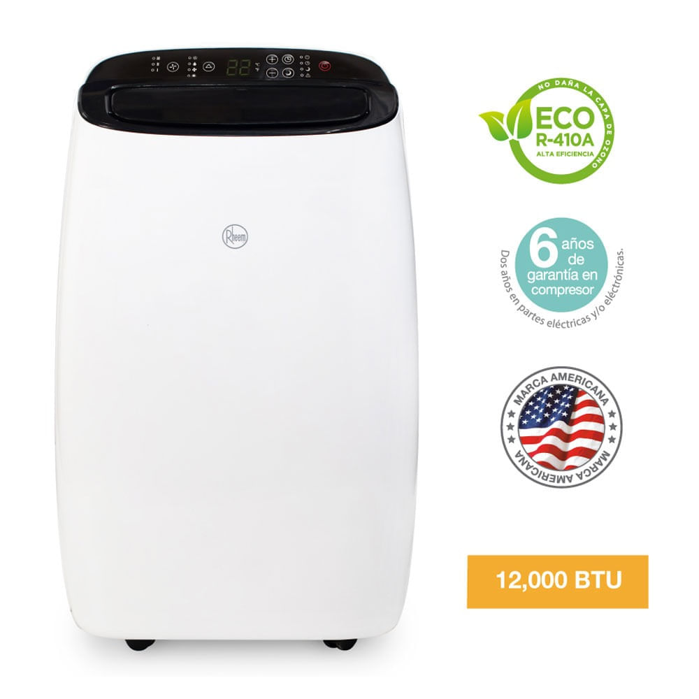 Imagen 2 del producto Aire acondicionado Rheem portátil 12000 btu (reempacado)