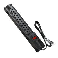 Supresor de pico con switch Opalux 14-515AB-2M, 6 tomas universales, 2m (reempacado)