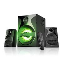 Reacondicionado: Parlante Klip Xtreme  KWS-640 potencia 56W, USB/SD/AUX/FM, control remoto, negro