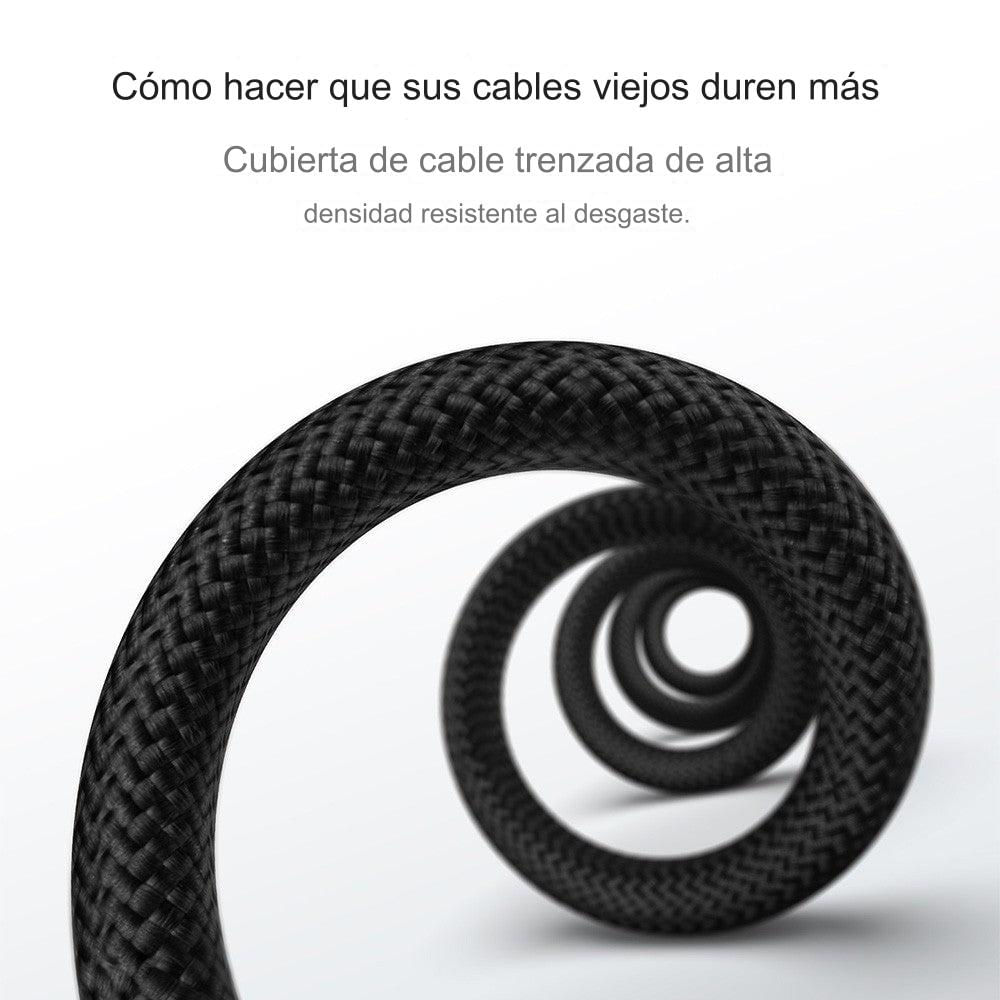 Imagen 2 del producto Cable Tipo C a Tipo C Baseus 1 metro, 100W, magnético, negro