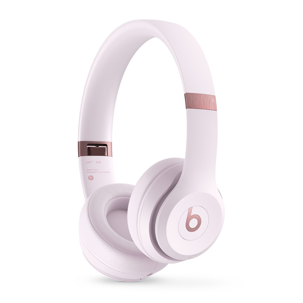 Audífonos bluetooth on ear Beats Solo 4 almohadillas acolchadas, máx. 50 horas, control de música y llamadas, rosado
