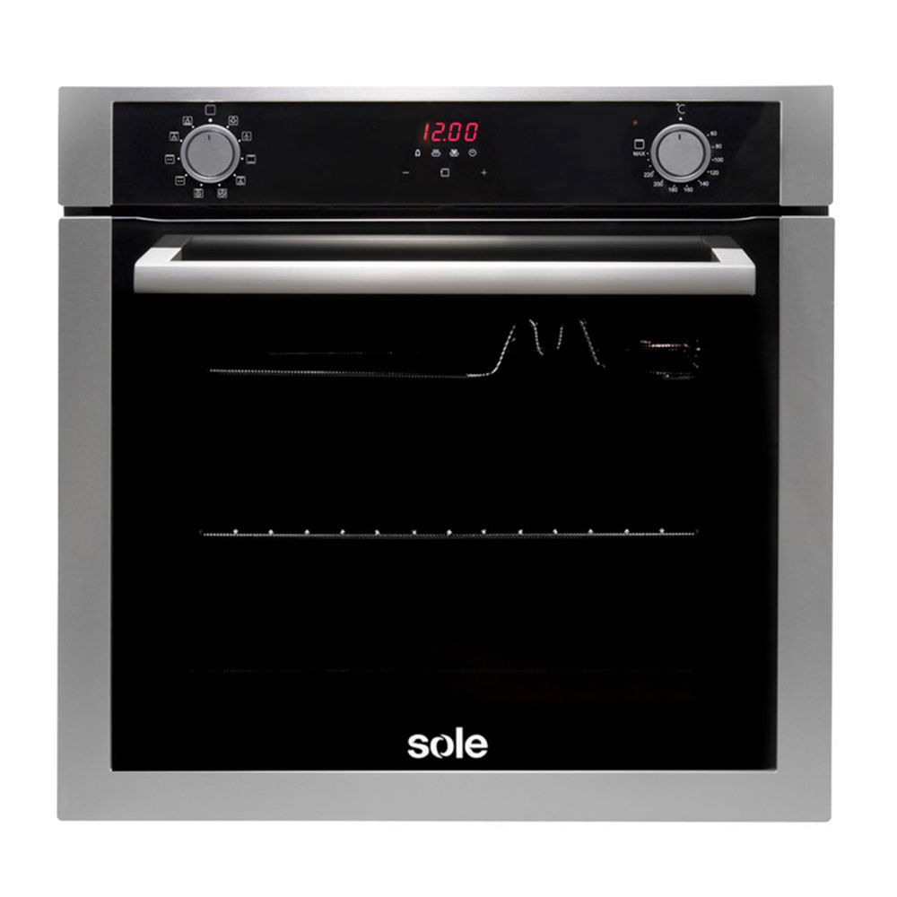 Horno empotrable Sole Premium 60 cm, 73 litros, eléctrico, negro