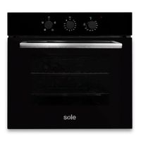 Horno empotrable Sole Compact 60cm, 57 litros, electrico, negro