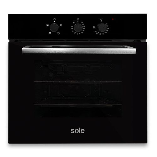 Horno empotrable Sole Compact 60cm, 57 litros, electrico, negro