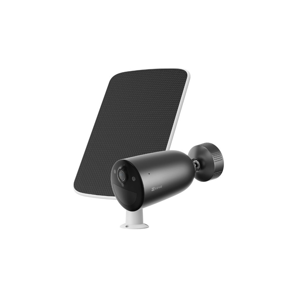 Kit de cámara de seguridad Ezviz para exterior EB3 2K +Panel Solar - Negro