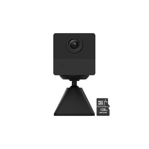 Cámara de seguridad Ezviz para interior con batería BC2 + Micro SD 128gb - Negro