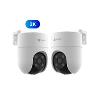 Kit de cámaras de seguridad Ezviz para exterior H8C Full HD + H8C 2K+ 4MP - Blanco