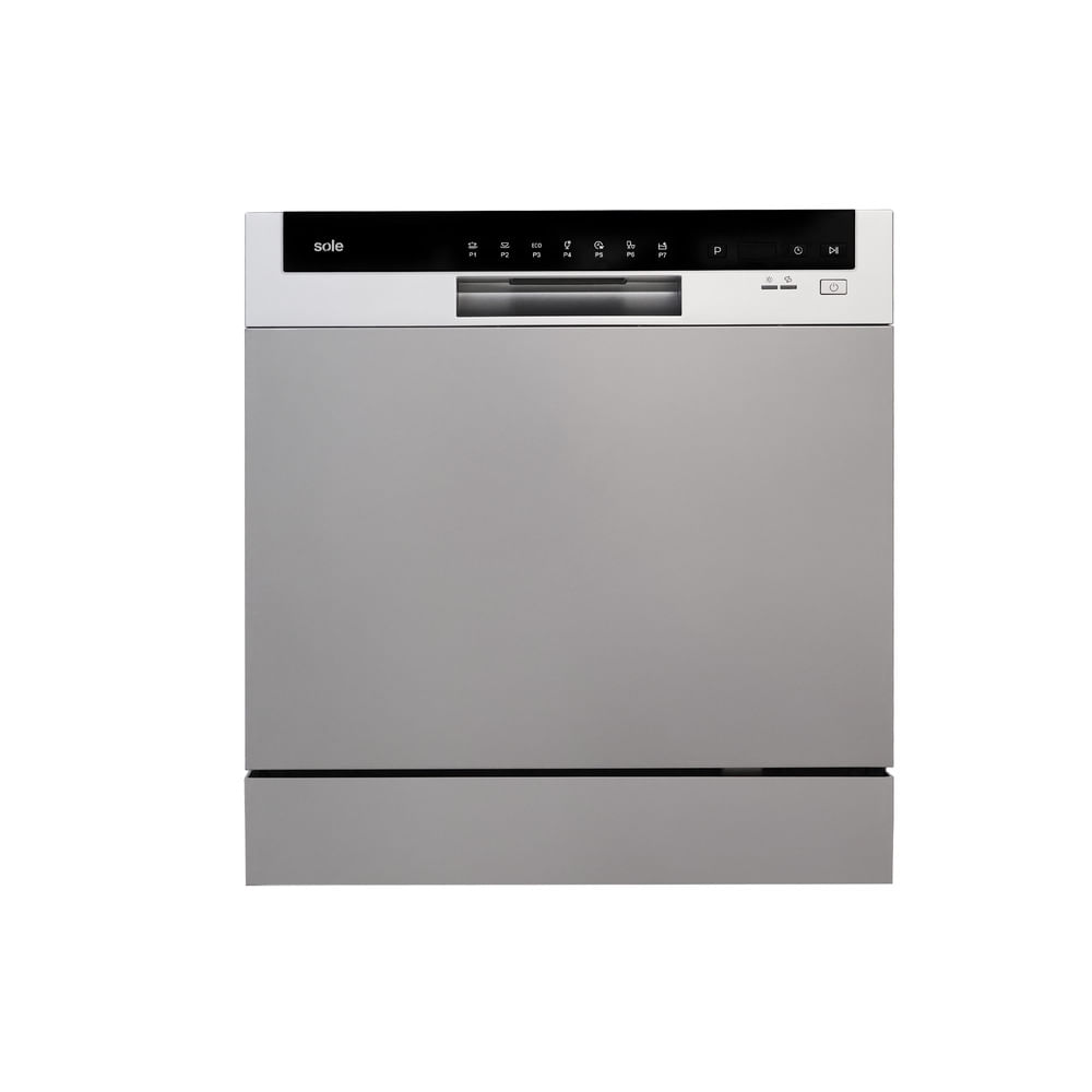 Lavaplatos Sole 3120SOLLAVAJ002S 1380W, 8 sets, 7 funciones, gris