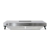 Campana extractora Sole Roma 1 motor 150w, 60 cm, 3 niveles de absorción, plateado
