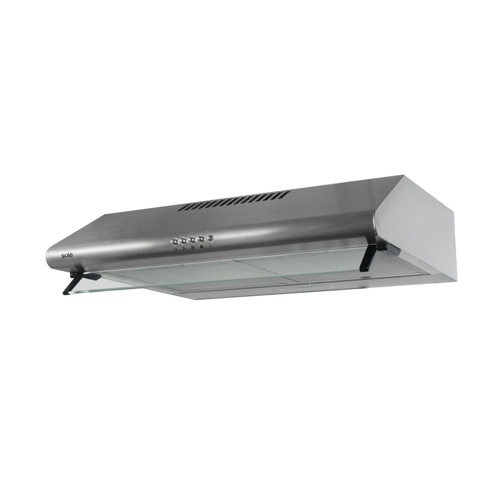 Imagen 2 del producto Campana extractora Sole Hera 1 motor 95W, 60 cm, 3 niveles de absorción, plateado