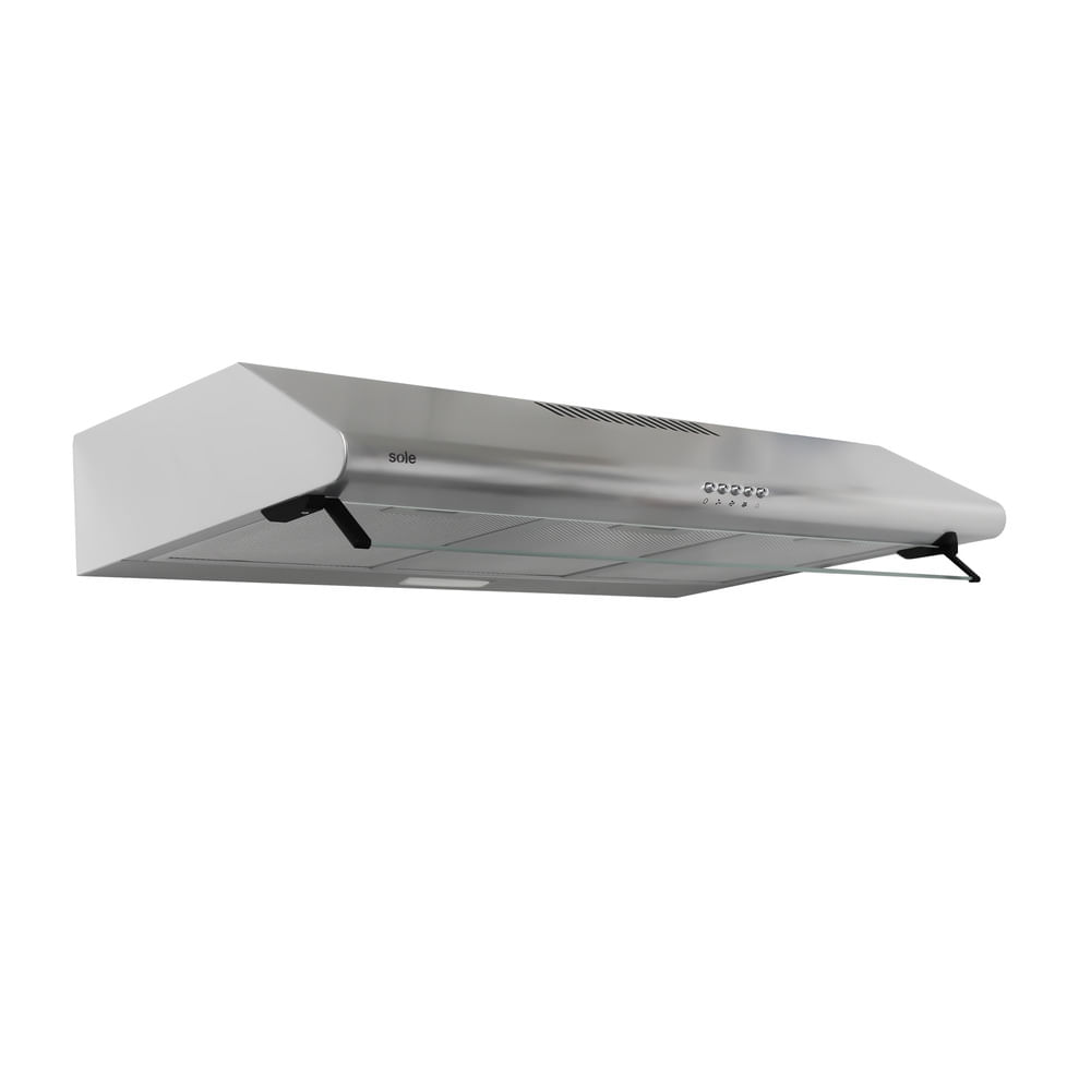 Imagen 2 del producto Campana extractora Sole Hera 1 motor 95W, 90 cm, 3 niveles de absorción, plateado