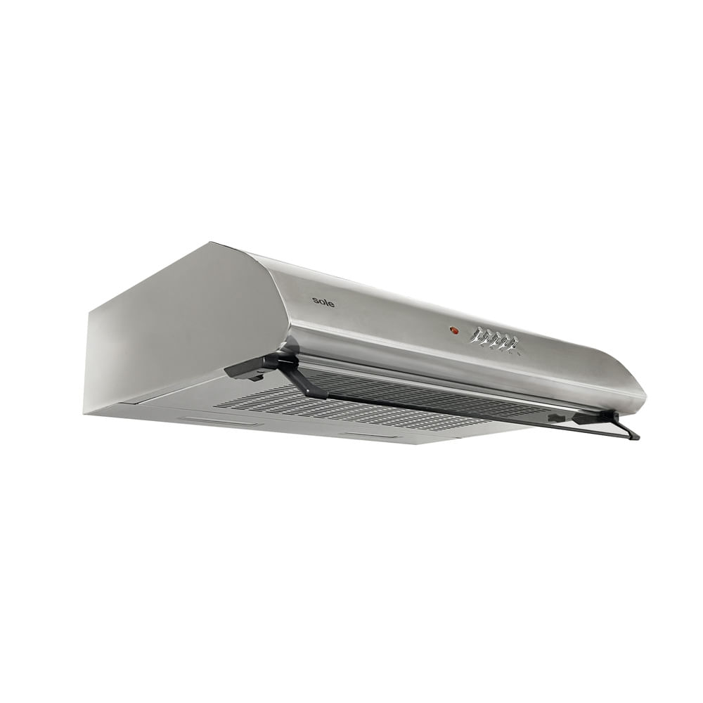Imagen 2 del producto Campana extractora Sole Atenea 1 motor 150W, 60 cm, 3 niveles de absorción, plateado