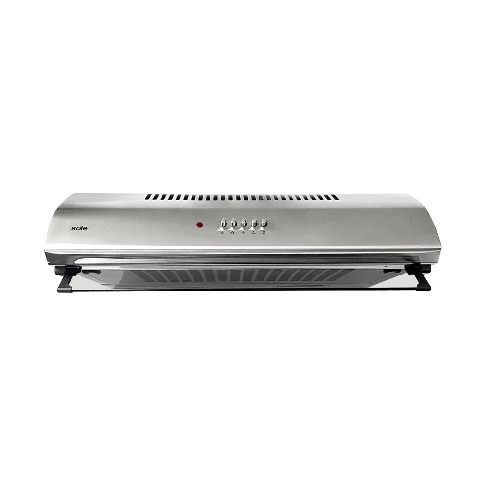 Campana extractora Sole Atenea 1 motor 150W, 60 cm, 3 niveles de absorción, plateado