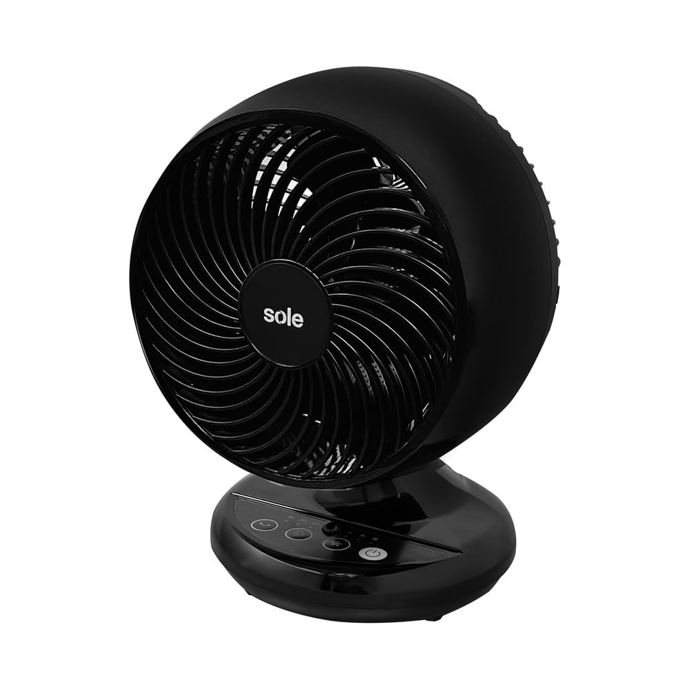 Imagen 2 del producto Ventilador de mesa Sole Turbomax 30W, con temporizador, negro