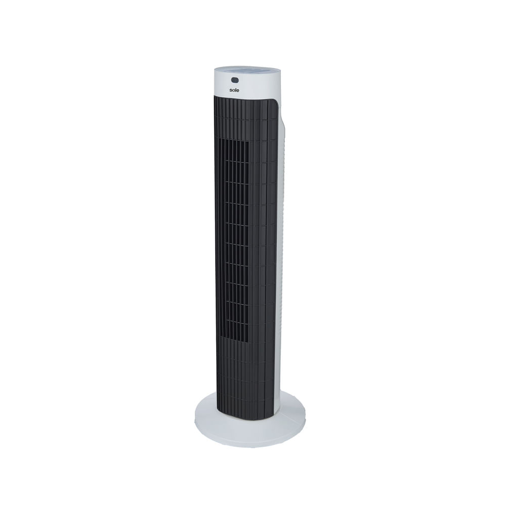 Ventilador de torre Sole 45W, 3 velocidades, blanco