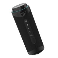 Parlante Bluetooth T7 30W, hasta 12 horas de reproducción, luces LED, True Wireless (TWS), sonido 360, negro