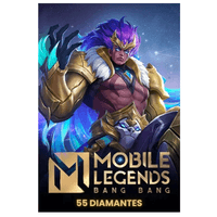 Código Mobile Legends 55 Diamantes Android, iOS Digital