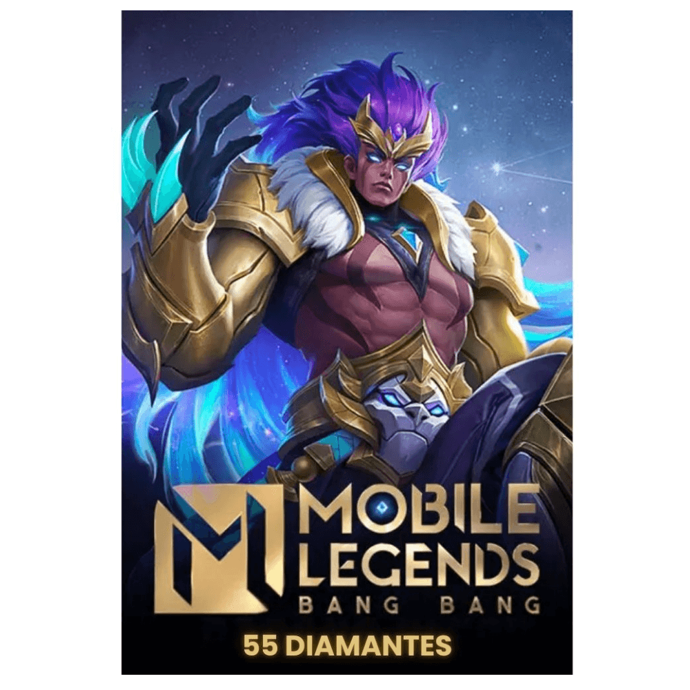 Código Mobile Legends 55 Diamantes Android, iOS Digital