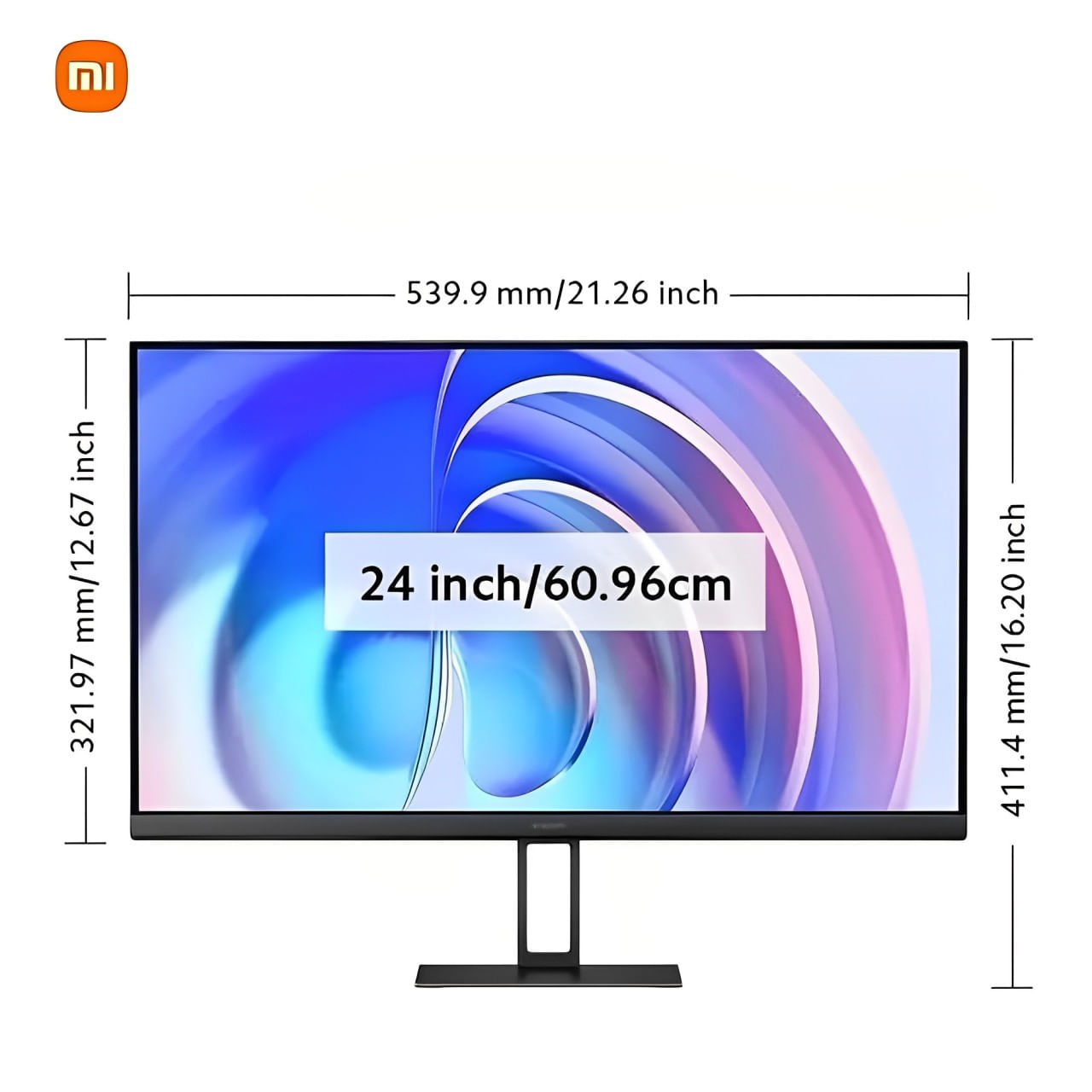 Imagen 2 del producto Monitor Gamer Xiaomi A24I 24 Full HD 5MS 100HZ IPS
