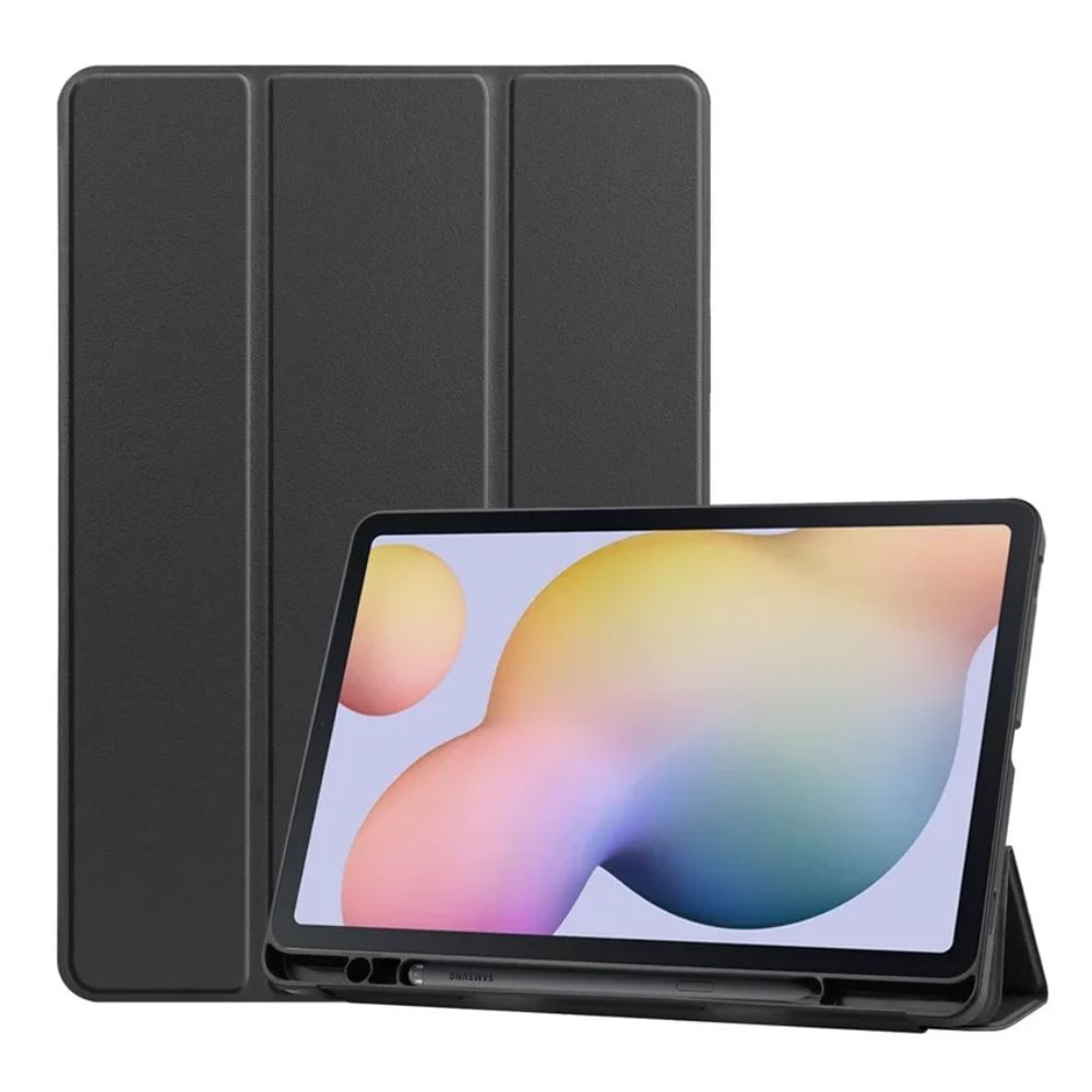 Funda Smart Case para Tablet Samsung A8 con Portapencil, negro