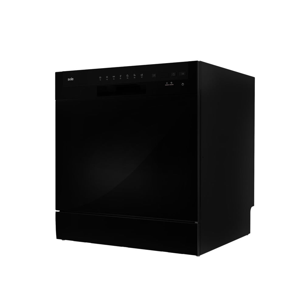 Imagen 2 del producto Lavaplatos Sole black 8 sets, negro