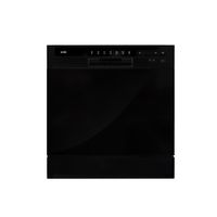 Lavaplatos Sole black 8 sets, negro