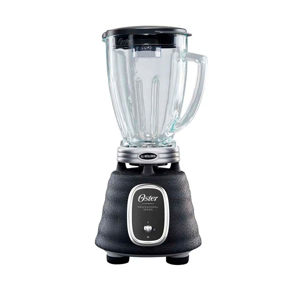 Licuadora Oster profesional BLSTBPST 700w, 1 velocidad, con vaso de vidrio de 1,5 litros, negro