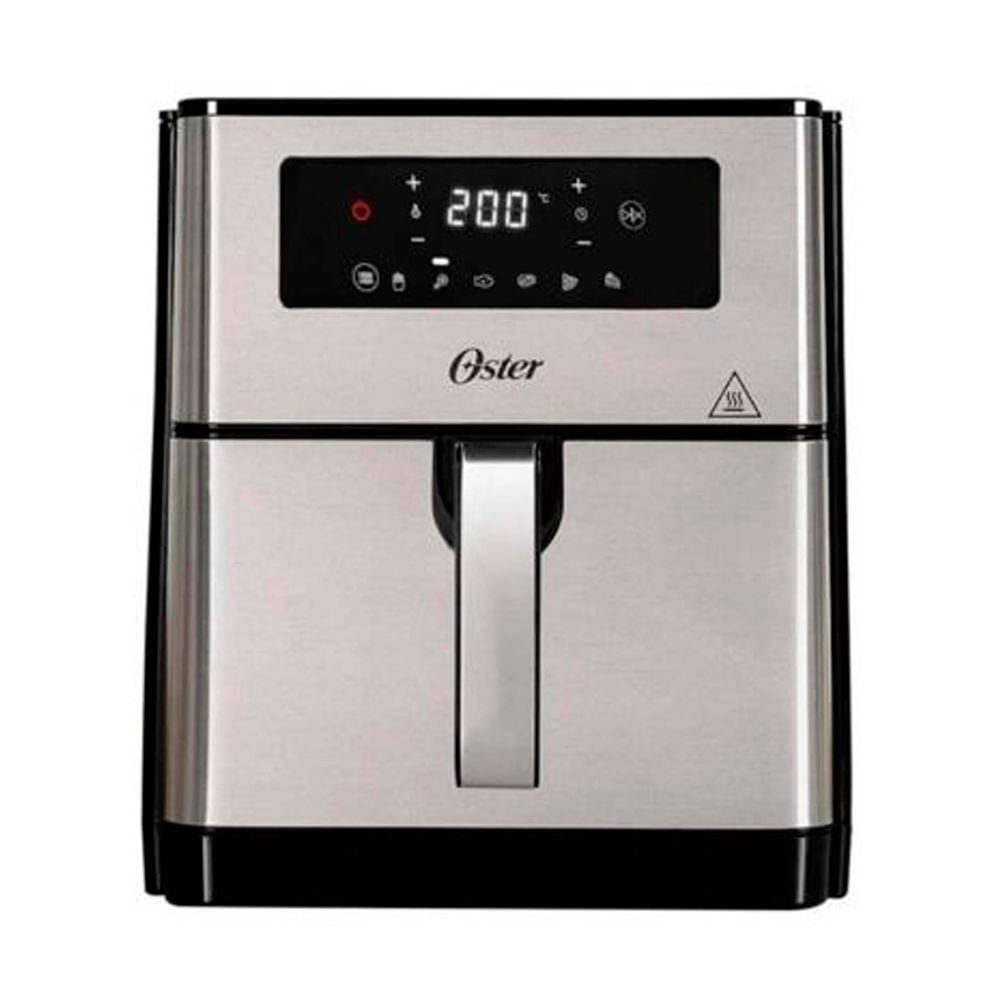 Freidora de aire Oster CKSTAF90D digital, 1700 w, 9 litros, plateado