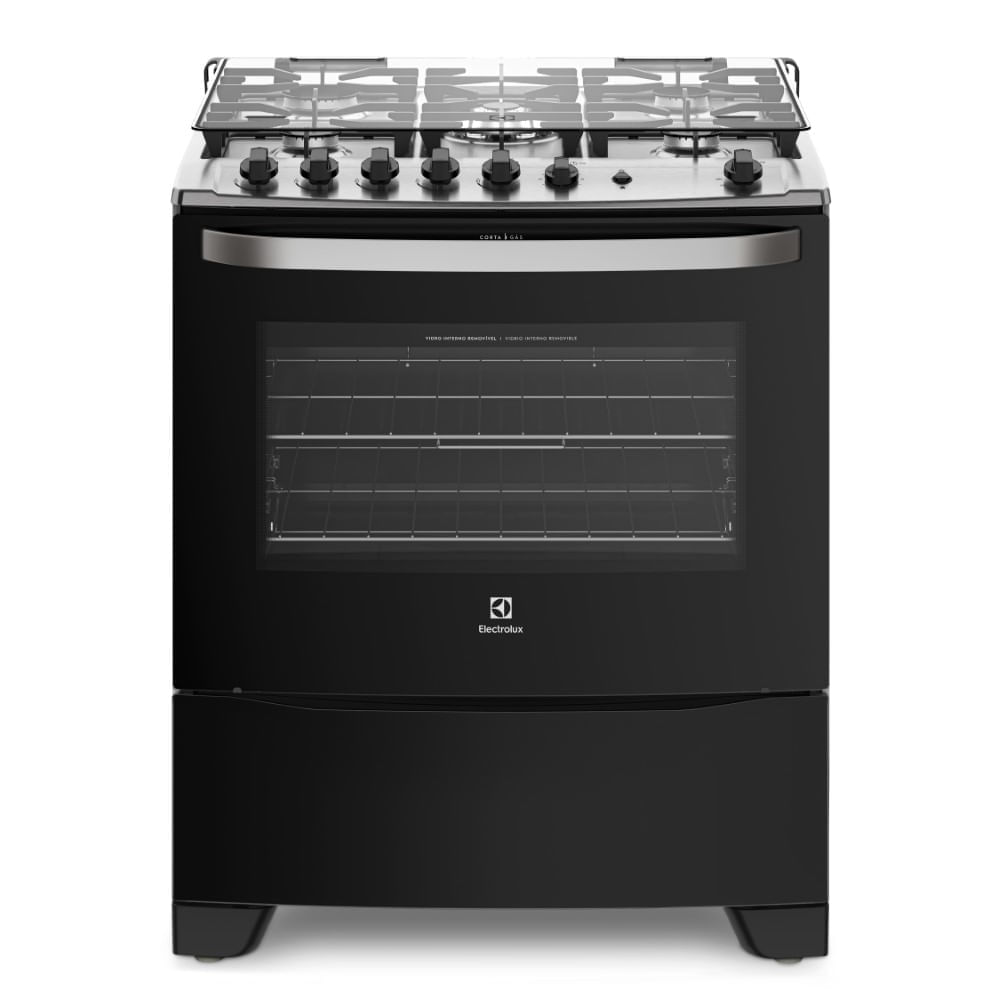 Cocina Electrolux Freestanding a Gas con 5 quemadores de triple llama - 76USM