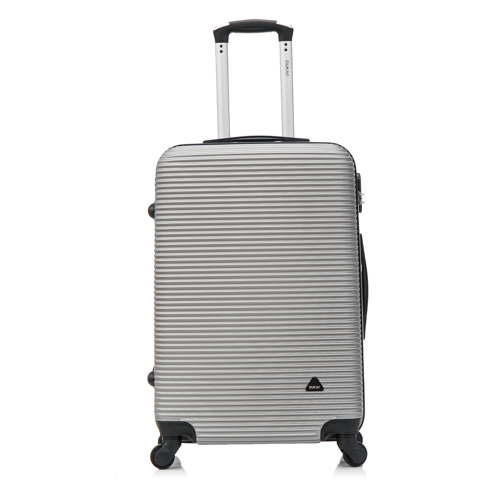 Imagen 2 del producto Maleta de bodega Dukap Royal 24"", 4 ruedas 360°, cerradura de combinación, ABS resistente, plateado