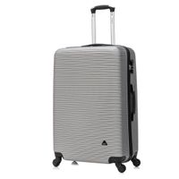 Maleta grande Dukap Royal, 4 ruedas, capacidad 23 kg, plateado