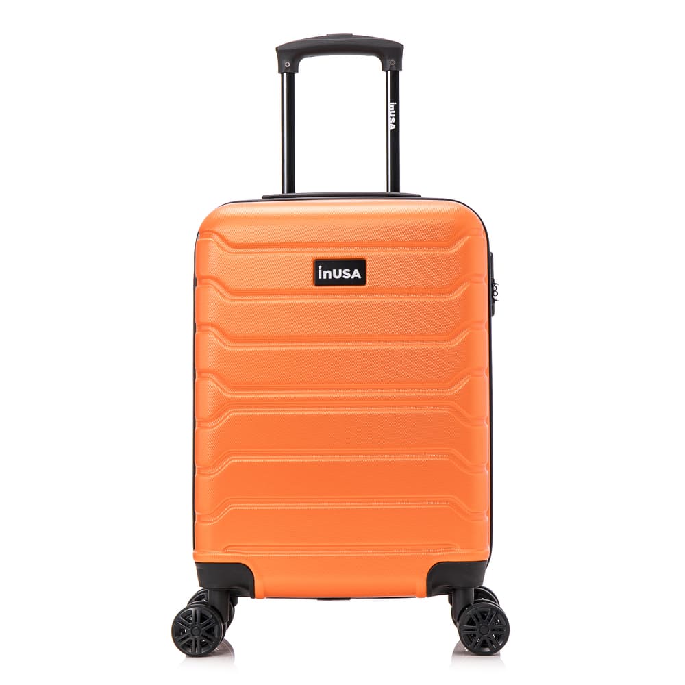 Imagen 2 del producto Maleta de cabina InUSA Trend, 4 ruedas dobles, capacidad 10 kg, naranja
